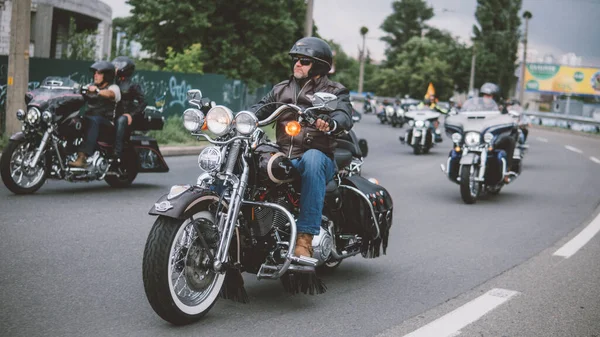 115 Firandet Harley Davidsons Motorcykel Kiev — Stockfoto