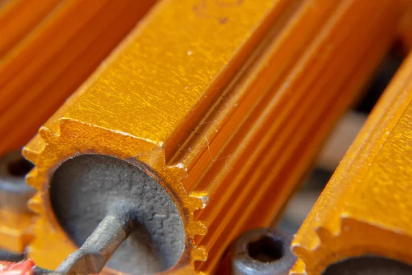 Caixa Alumínio Alta Potência Cabeça Dissipador Resistor — Fotografia de Stock