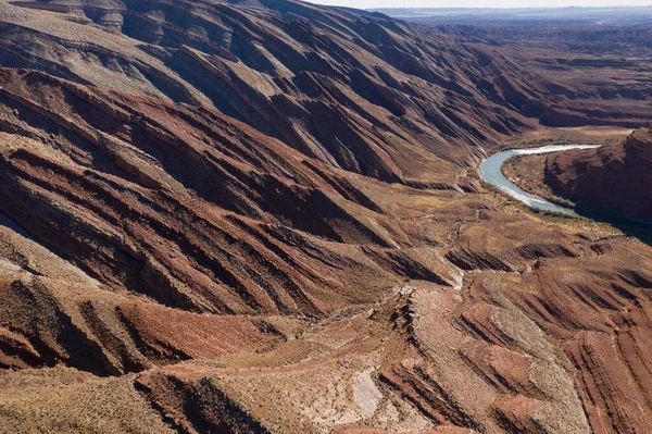 Raplee Anticline Knownly Locally Navajo Rug — Stock Photo, Image