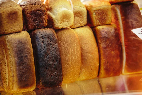Хлеб Ручной Работы Рынке — стоковое фото
