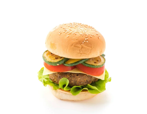 burger on white background - American food