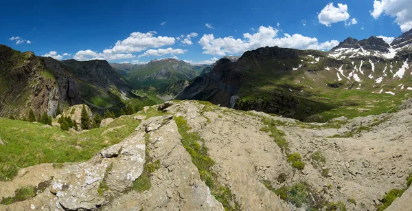 Peaks Canfranc Valley Pireneusok Huesca Tartomány Aragon Spanyolország — Stock Fotó