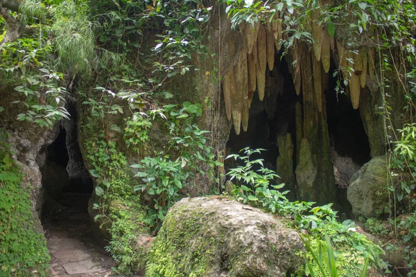 Pequeñas Cuevas Ubicadas Parque Lage Río Janeiro — Foto de Stock