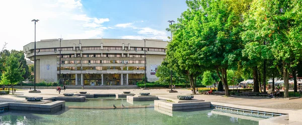 Ruse Bulgaria 2019 Ayuntamiento Ciudad Ruse Bulgaria Soleado Día Verano — Foto de Stock