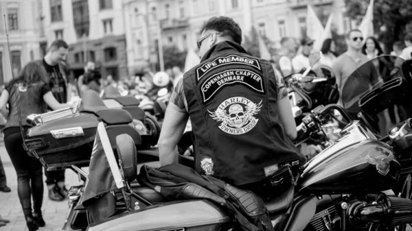 115回目のハーレーダビッドソンオートバイセレブレーションInキエフ — ストック写真