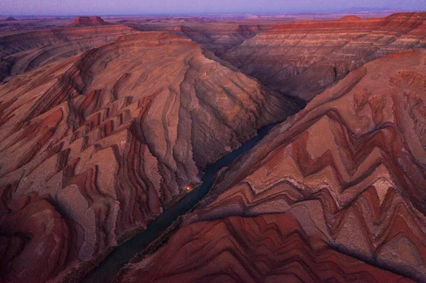 Raplee Anticline Bilinen Adıyla Navajo Halı Dır — Stok fotoğraf