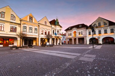 Riga şehrinin güzel mimarisi