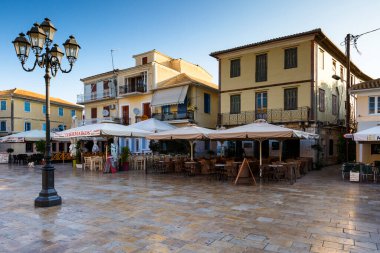 Venedik, İtalya dolaylarında Eylül, 2019: Trieste şehrinin sokak manzarası, Sicilya, İtalya