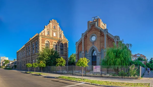 Berdyansk Ukraina 2020 Niemiecki Kościół Chrystusa Zbawiciela Mieście Berdyansk Ukraina — Zdjęcie stockowe