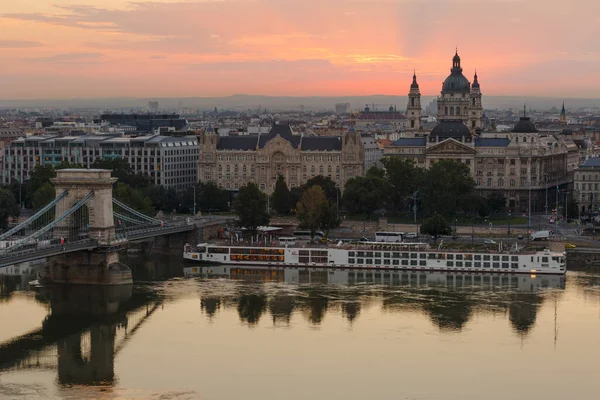Vista Aérea Ciudad Budapest Hungary — Foto de Stock