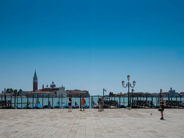 Venedig Italien Juli 2020 Die Touristen Kehren Langsam Das Menschenleere — Stockfoto