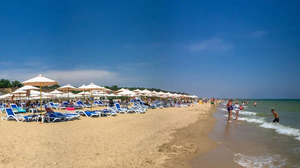 Οδησσός Ουκρανία 2020 Black Sea Bugaz Ξενοδοχείο Και Παραλία Στο — Φωτογραφία Αρχείου