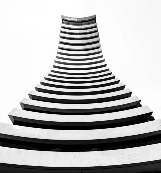 Abstrakter Hintergrund Mit Einem Schwarz Weiß Muster — Stockfoto