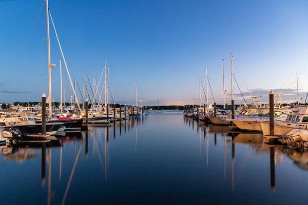 Yachten Hafen Des Mittelmeeres Norden Islands — Stockfoto