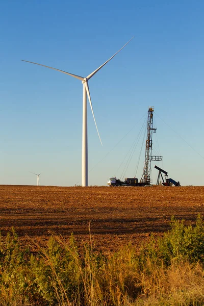 Kansas Wind Farm View — Stock Photo, Image