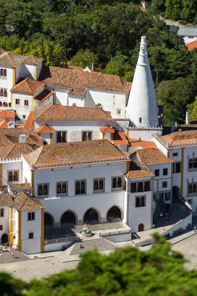 Krásný Výhled Historické Budovy Centru Města Sintra Poblíž Lisabonu Portugalsko — Stock fotografie