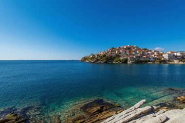 Yunanistan 'ın Kavala kenti Sonbaharda