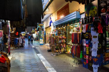 Barselona, İspanya 'nın sokak manzarası