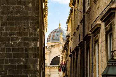 Venedik, İtalya 'daki St. Peter Bazilikası Katedrali manzarası