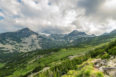 Manzara yaz manzarası, Pirin Dağı, Bulgaristan.