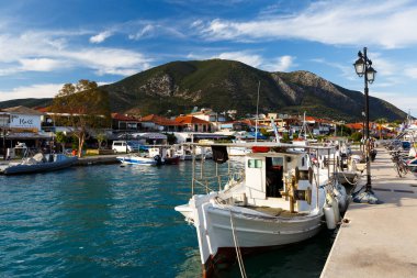 Sozopol, Burgaz, İtalya Limanı manzarası