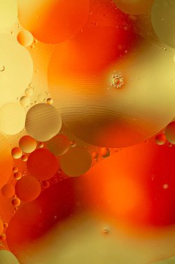 An Abstract background as a result of a mixture of water and oil