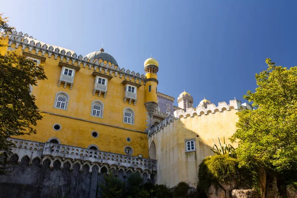 Hermosa Vista Antiguo Castillo Histórico Sintra Cerca Lisboa Portugal — Foto de Stock