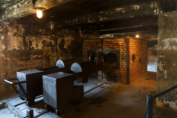 Oswiecim Polen Augustus 2018 Crematorium Het Voormalige Duitse Nazi Concentratie — Stockfoto