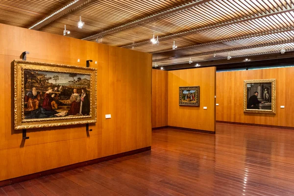 Calouste Gulbenkian Müzesi Lizbon Portekiz Deki Sanat Koleksiyonuna Güzel Manzara — Stok fotoğraf