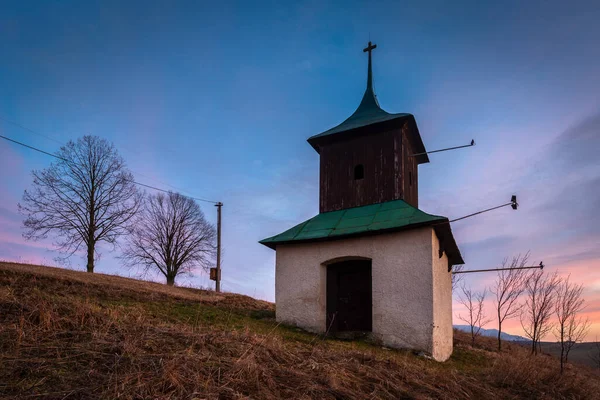 Historická Zvonice Obci Turiec Slovensko — Stock fotografie