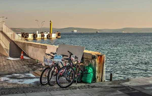 Canakkale Turquía 2019 Embankment Ciudad Canakkale Turquía Una Mañana Soleada —  Fotos de Stock