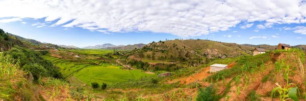 Panoráma Tájképek Madagaszkár Szigetén — Stock Fotó