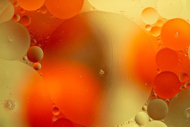 An Abstract background as a result of a mixture of water and oil