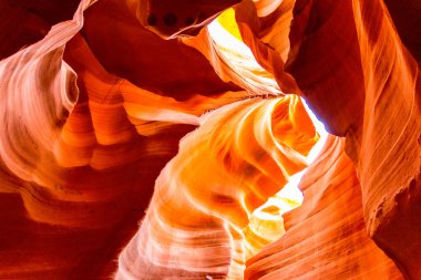 Arizona, ABD 'deki Navajo Bölgesi yakınlarındaki Antilop Kanyonu.