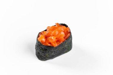 Klasik Japon suşisi üzerine üstten görüş