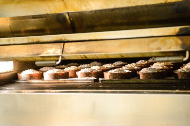 Taze pişmiş ekmek somunları