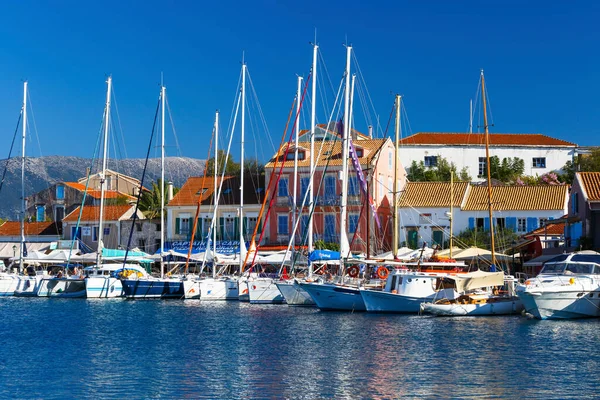 Porto Del Villaggio Sami Sull Isola Cefalonia Grecia — Foto Stock