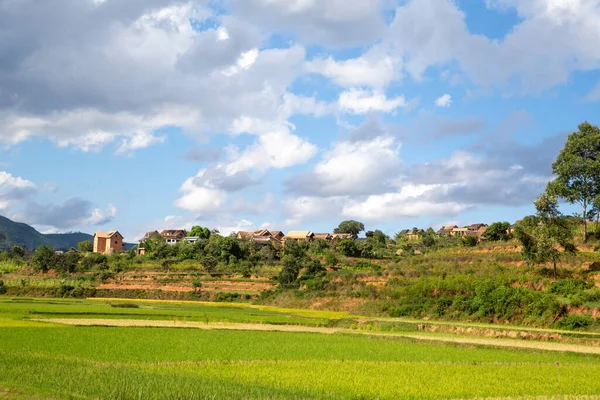 Maisons Des Habitants Île Madagascar — Photo