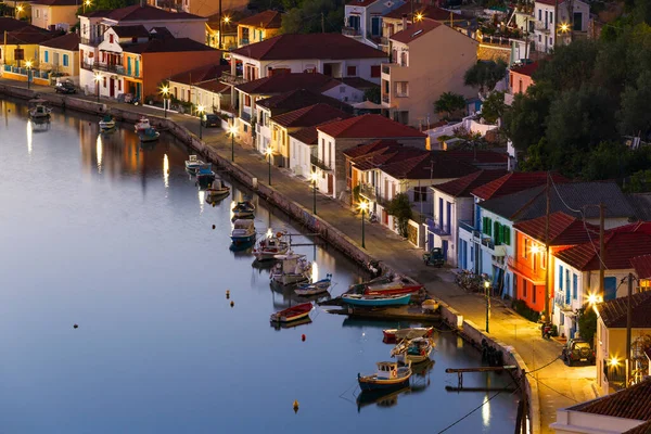 Barcos Vela Porto Lefkada Grécia — Fotografia de Stock