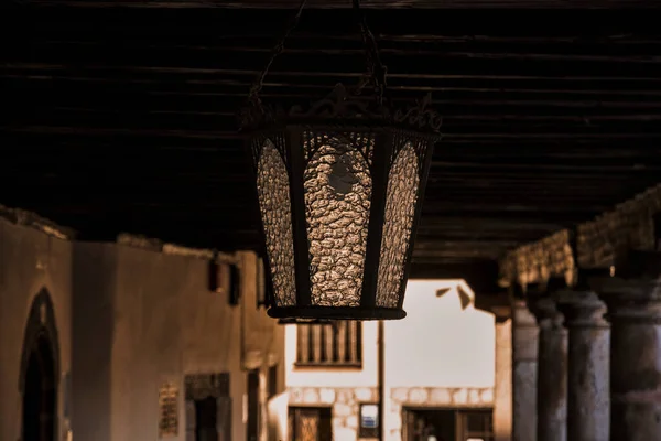 Lamp Detail Covarrubias Burgos Spain — Stock Photo, Image