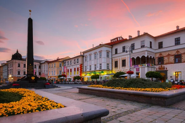 Banska Bystrica Slovaquie Juillet 2018 Place Principale Banska Bystrica Slovaquie — Photo