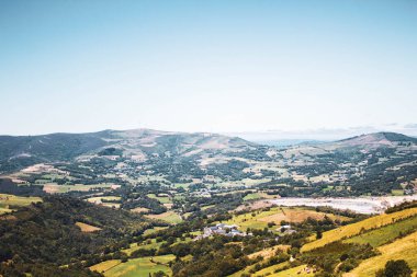 Dağların güzel manzarası