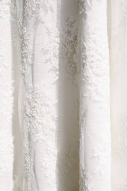 Doğal desenli beyaz kumaş dokusu