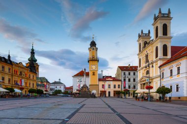 Banska Bystrica, Slovakia  July 19, 2018: View of the main landmarks of the old town of Banska Bystrica, central Slovakia 