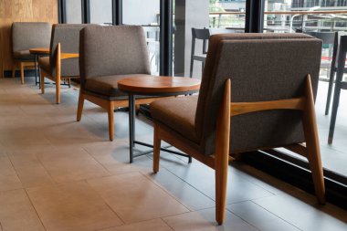 Küçük bir kafe, stok fotoğrafı.