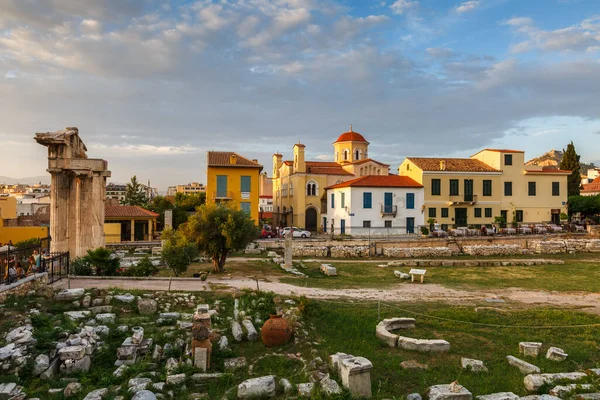 Athene Griekenland Mei 2018 Resten Van Roman Agora Oude Stad — Stockfoto