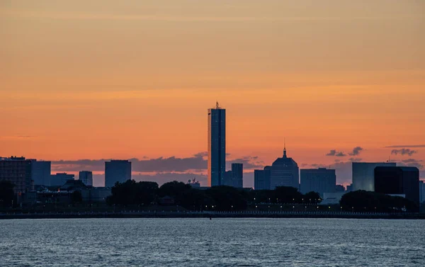 Solnedgång Över Staden Riga Latvia — Stockfoto