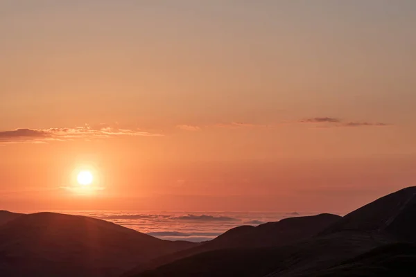 Восход Солнца Пентленд Хиллз — стоковое фото
