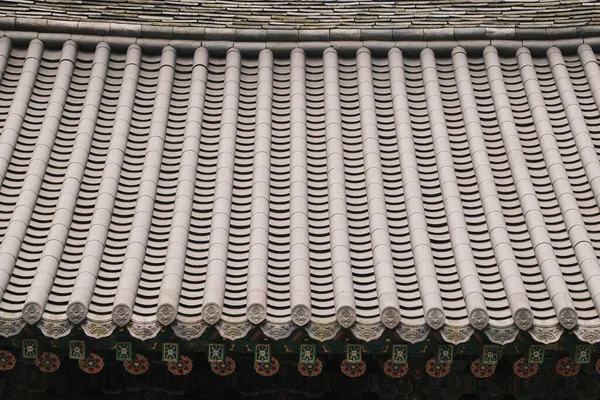 Detalhe Telhados Templo Budista Haeun Jeungsa Busan Coreia Sul — Fotografia de Stock