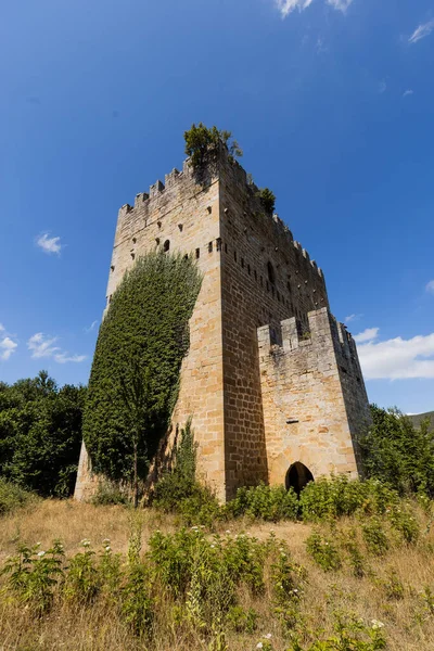 Ruinen Des Mittelalterlichen Turms Von Velasco Espinosa Los Monteros — Stockfoto